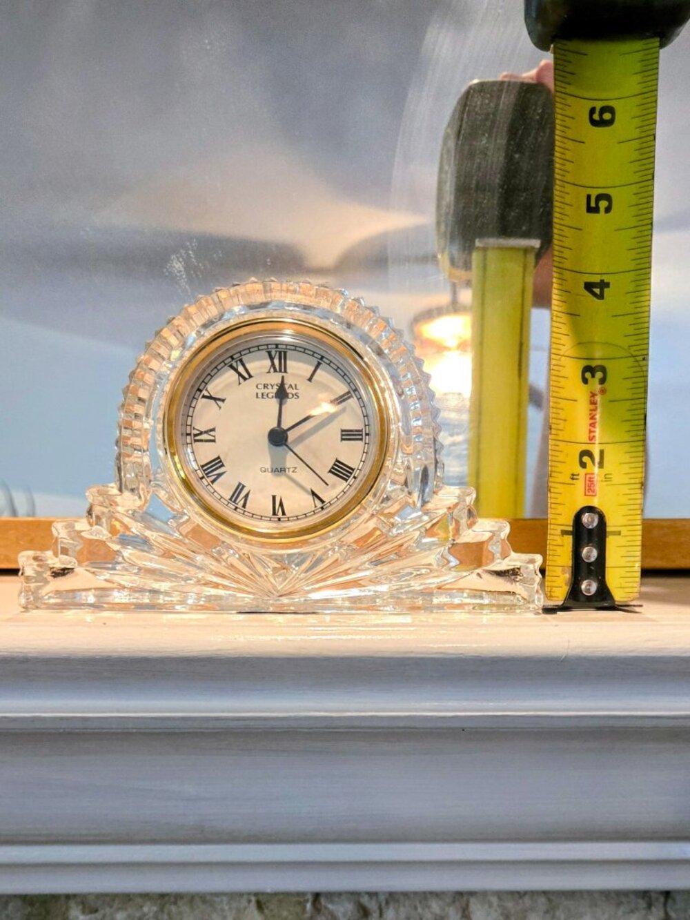 Lead crystal clock - Picture 3 of 3